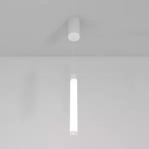 Image of Maytoni Ray Slim Pendant Ceiling Light White, 50.6cm, Integrated LED 3000K