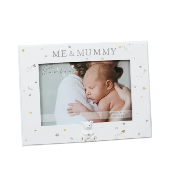 Image of 6" x 4" - Bambino Resin Mummy & Me Photo Frame