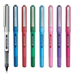 Image of Uni-Ball Eye Fine Designer UB-157D Rollerball Pen Line Width 0.5mm Tip Width 0.7mm Assorted Colours 1 x Pack of 8 Pens