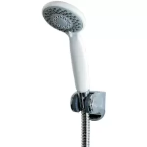 Image of Aquajet 3 Function Shower Head in White - White