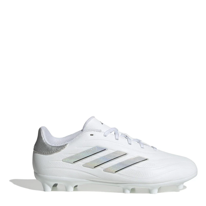 Image of adidas Copa Pure 2 League Juniors Firm Ground Football Boots - White White 4.5