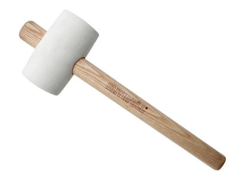 Image of Faithfull FSC White Rubber Mallet RMWF16FSC Weight: 450g