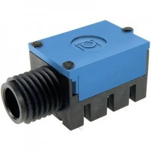 Image of 6.35mm audio jack Socket horizontal mount Number of pins 2 Mono Black Cliff FC67815