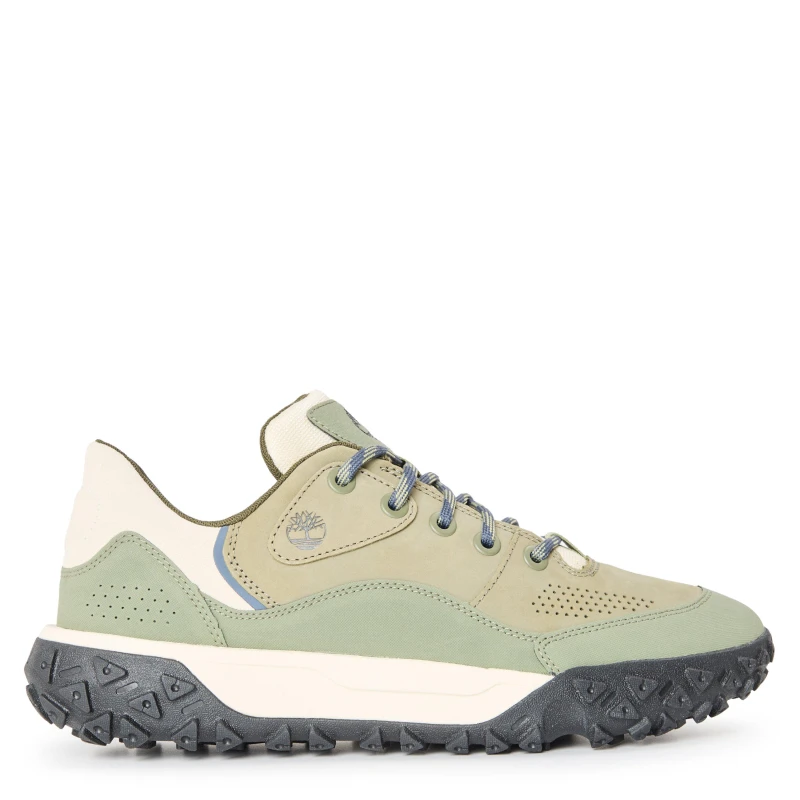 Image of Timberland Mens Low Lc Sneaker Trainers Dark Grn Nubuck male 6.5 (40)