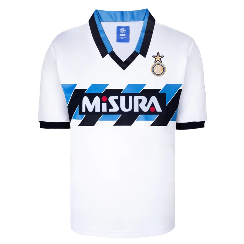 Image of Score Draw Internazionale 1990 Away shirt INTER90APYSS-S S Mens Sportswear