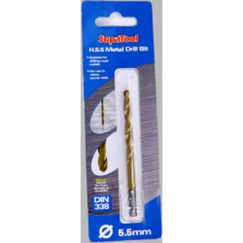 Image of SupaTool Titanium Coated HSS Drill Bits 5.5x93mm