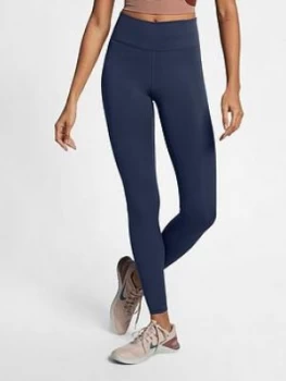 Image of Nike One Luxe Legging - Navy Size M Women