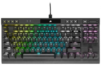Image of Corsair K70 RGB Tkl Champion Series Keyboard - Cherry Mx Red switches