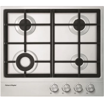 Image of Fisher & Paykel CG604DNGX1 60cm Gas Hob - Stainless Steel