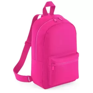 Image of Bagbase Mini Essential Backpack/Rucksack Bag (One Size) (Fuchsia)