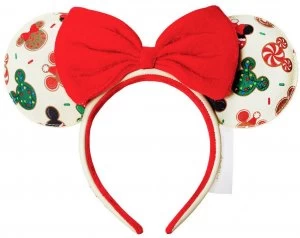 Image of Mickey Mouse Loungefly - Micky & Minnie Christmas Cookies Headband multicolour