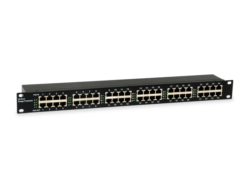 Image of LevelOne 24-Port PoE Surge Protector. 6KV. 30W