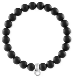 Image of Thomas Sabo X0219-023-11-L17,5 Sterling Silver Obsidian Jewellery