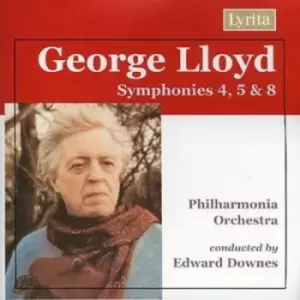 Image of George Lloyd - George Lloyd: Symphonies 4, 5 & 8 CD Album - Used