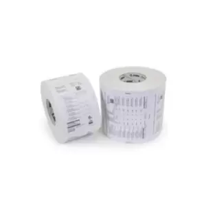 Image of Zebra 76059 Original Z-Trans Printer Label 2000T (102mm x 64mm) White