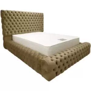 Image of Envisage Trade - Sultan Upholstered Beds - Plush Velvet, Super King Size Frame, Mink - Mink