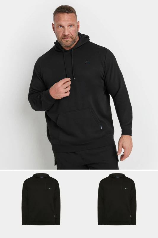 Image of BadRhino 2 Pack Core Hoodies Black