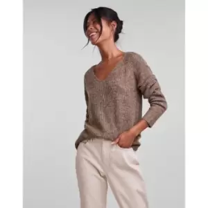 Image of V-Neck Jumper in Fine Knit