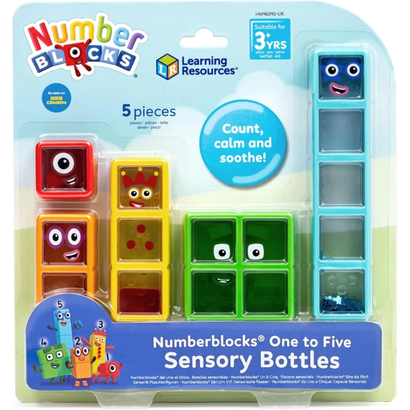 Image of Numberblocks Sensory Bottles One To Five 1021980