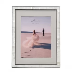 Image of Mother of Pearl Photo Frame 6" x 8" or 8" x10" Without Mount