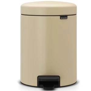 Image of Brabantia newIcon 5L Pedal Bin - Almond