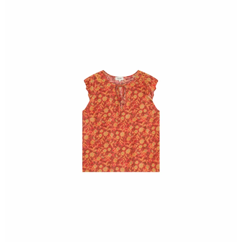 Image of Grace & Mila Womens sleeveless T-Shirt Grace & Mila Elias Orange Female S