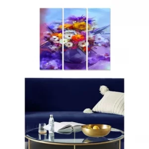 Image of MDF461805664 Multicolor Decorative MDF Painting (3 Pieces)