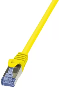 Image of LogiLink Cat6a S/FTP, 2m networking cable Yellow S/FTP (S-STP)