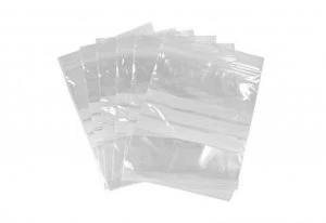 Image of LSM Write-on Grip Bags 40mu 88 x 114mm Clear PK1000