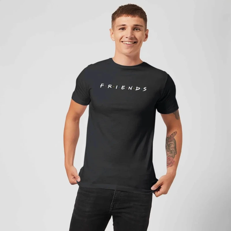 Image of Friends Men Friends T-Shirt in Black Size: Small Black S Male 5059958514850