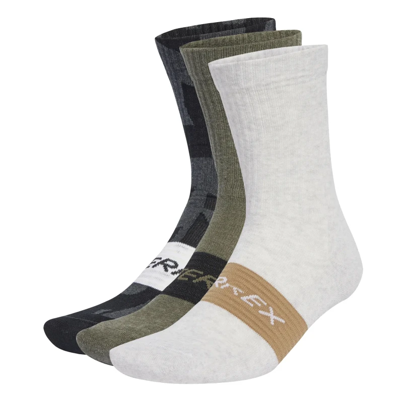 Image of Football Socks adidas Terrex Multi (x3) Noir Unisex 40/42
