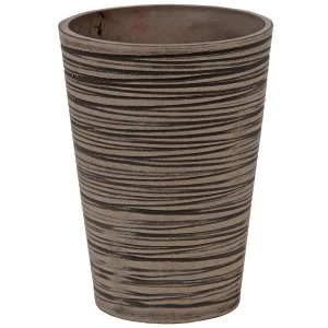 Image of Charles Bentley Garden Fibreclay Plant Pots Small - Brown