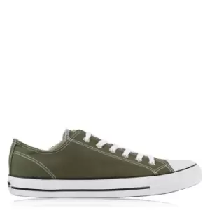Image of SoulCal Canvas Low Mens Trainers - Green
