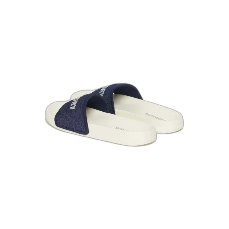 Image of Superdry Girl's slides Superdry Luxe Blanc Female 3/4 ans