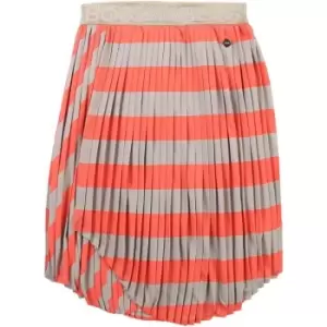 Image of Boss Striped pleated skirt - Multi