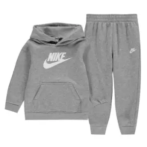 Image of Nike Fleece Tracksuit - Grey