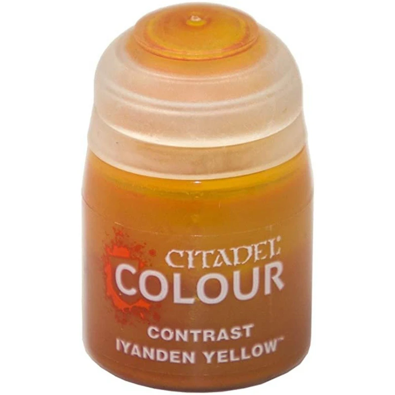 Image of Citadel Games Workshop Colour Contrast: Iyanden Yellow (18ml) Paint Multi