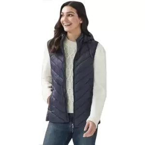 Image of Crew Clothing Womens Lightweight Padded Hooded Gilet 16- Bust 41