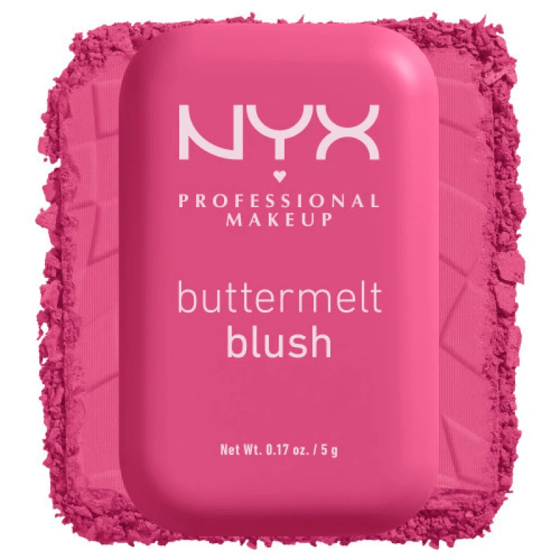 Image of NYX Professional Makeup Buttermelt Powder Blush up to 12H Wear, Fade and Transfer Resistant (Various Shades) - Butta with Time