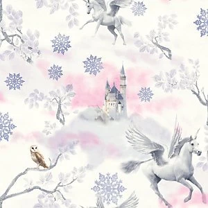 Image of Arthouse Fairytale Lilac Wallpaper 10.05m x 53cm