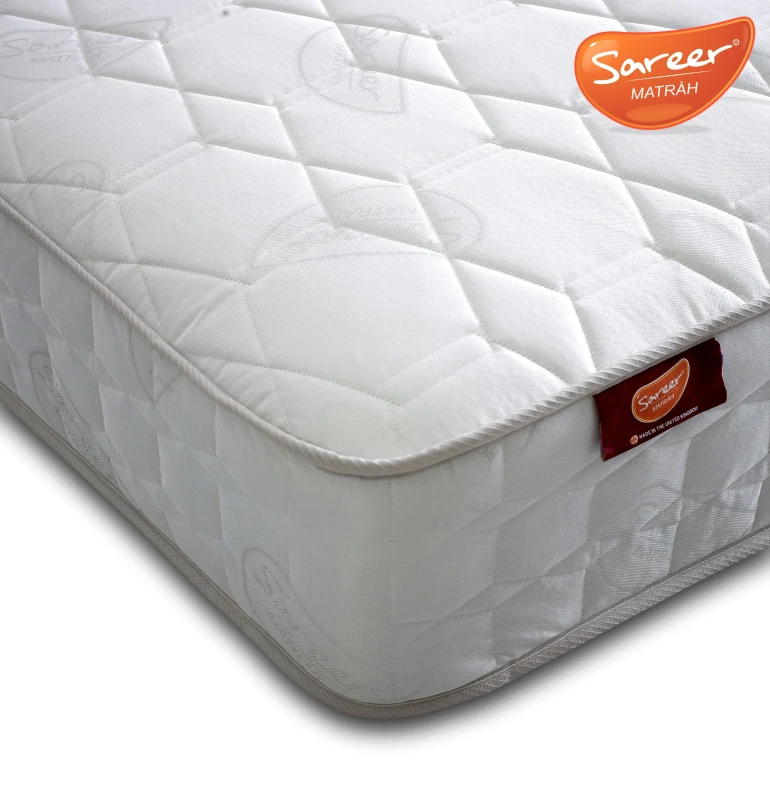 Image of Sareer Furniture Limited Orthopaedic Memory Foam Mattress in White Size: Double White Unisex Double
