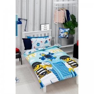Image of LEGO City on the Run Rotary Duvet Set