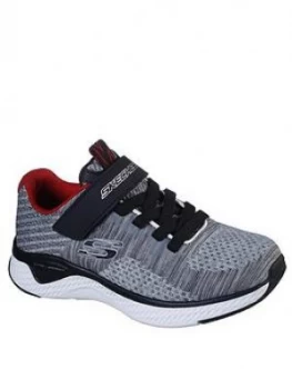 Image of Skechers Boys Solar Fuse Trainers - Grey