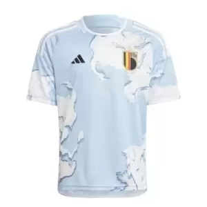 Image of adidas Belgium Away Shirt 2023 2024 Juniors - Blue