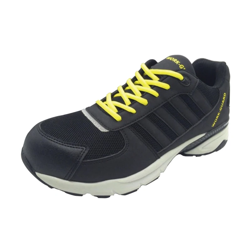 Image of Result Result Men Work Guard Lightweight Safety Trainers in Black Size: 12 Black 12 Male 5057080154180