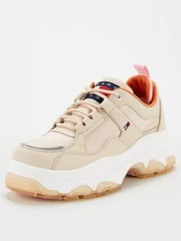 Image of Tommy Jeans Flatform Shoe - Stone