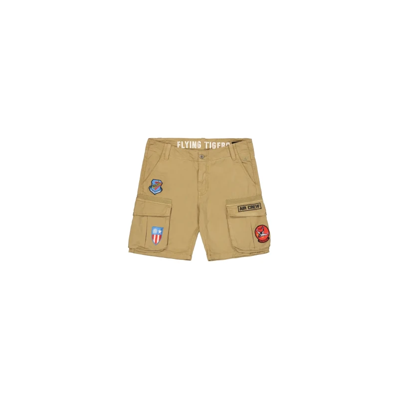 Image of alpha industries Short Alpha Industries Flying Tigers Beige Male 36