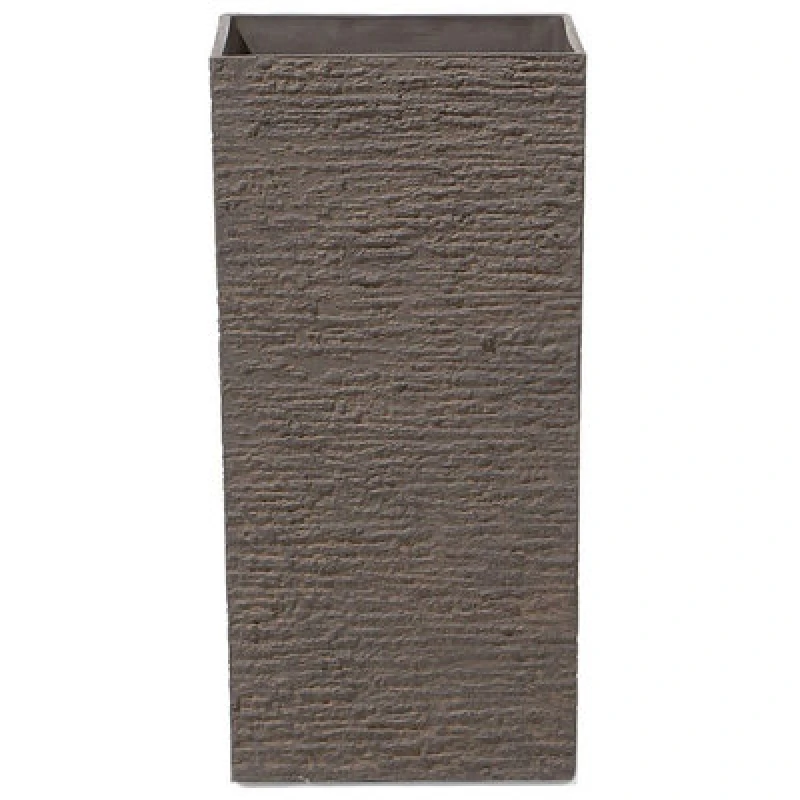 Image of Beliani Plant Pot Gaza 30 Cm Dark Brown