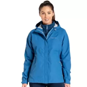 Image of Craghoppers Womens Orion Waterproof Breathable Hooded Coat 12 - Bust 36' (91cm)