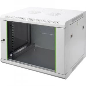 Image of Digitus DN-19 09-U-EC 19 wall cabinet (W x H x D) 600 x 505 x 450 mm 9 U Grey-white (RAL 7035)